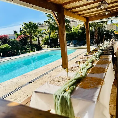 Le Clos De Pierres Grande Maison Jusqu'à 28 Pers Sauna Piscine Pétanque Cuxac-dʼAude